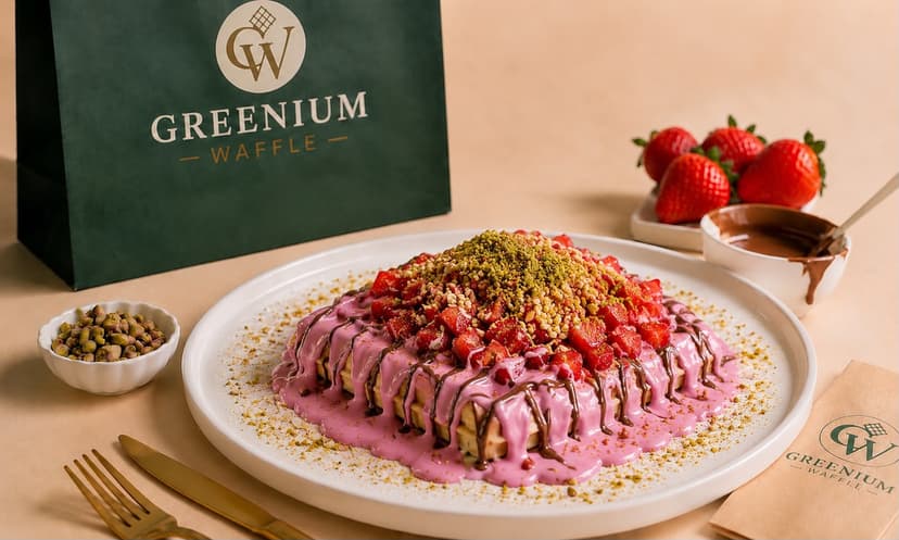 Çilek Şöleni Waffle